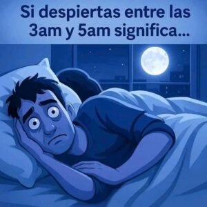 Sabías que despertar a las 3 o 4 de la mañana es una señal clara de…